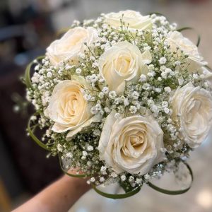دسته گل عروس وانیلی