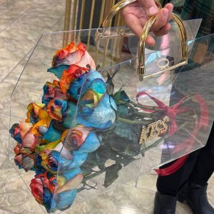 باکس رز رنگین‌کمانی لوکس