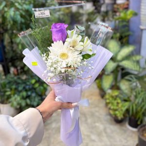 دسته گل بنفشه مهربون